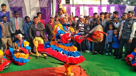 Pahadi Choliya Dance Of Uttarakhand City Khatima Youtube