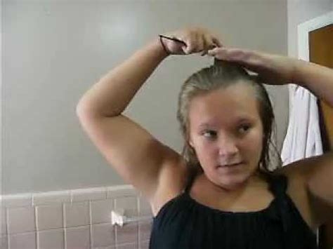 You too can rock the trend. 4 cute hairstyles for wet hair! - YouTube