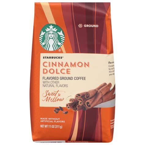 Save On Starbucks Cinnamon Dolce Flavored Lightest Roast Coffee Ground