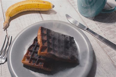 Burnt Waffles For Breakfast Del Colaborador De Stocksy Neil