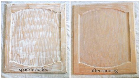 To even out the wood grain, you will need to apply a coat of wood grain filler, which will smooth the cabinets and fill in the variations between the different wood grains in the oak. Painting oak cabinets white: An amazing transformation - Lovely Etc.