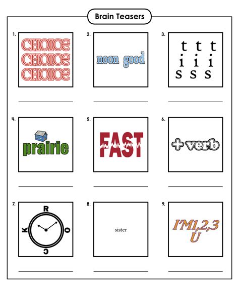 4 Best Images Of Printable Rebus Puzzle Brain Teasers Rebus Word