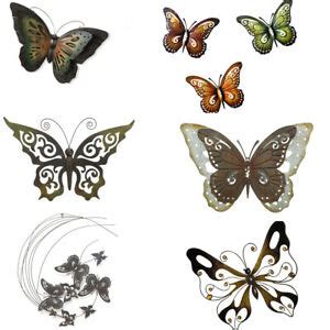 These houses give the butterflies shelter on cold and windy evenings and protection against their predators. Metal Butterflies Wall Decor Art Indoor/Outdoor Home Decor ...