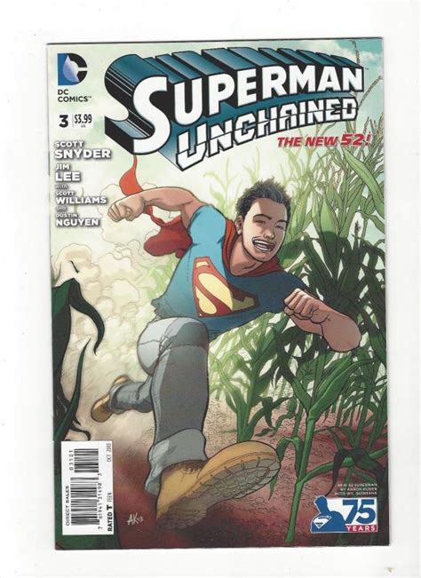 Superman Unchained 3 Dc Comics New 52 Aaron Kuder Variant Nm Comic