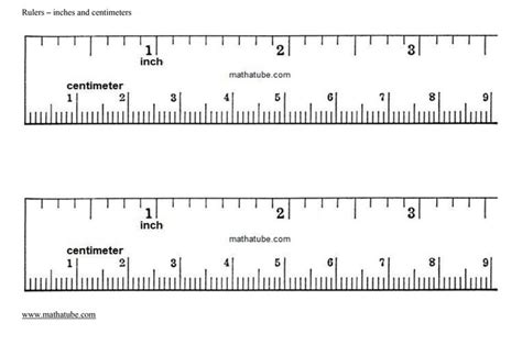 Printable Ruler With Millimeters Printable World Holiday