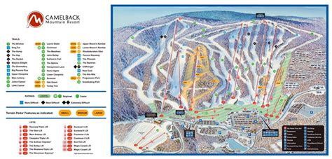 Camelback Ski Resort Trail Map