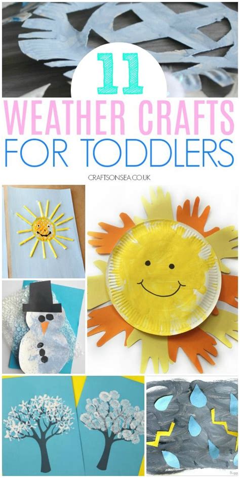 11 Easy And Fun Weather Crafts For Toddlers Weather Crafts Weather