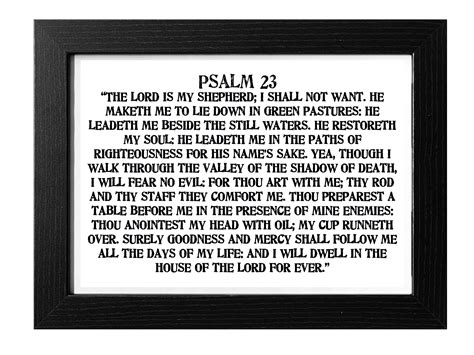 Psalm 23 Printable Pdf Free Printable Blank World