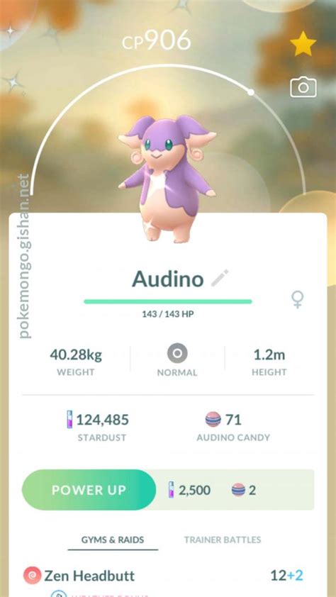 Shiny Audino Pokemon Go