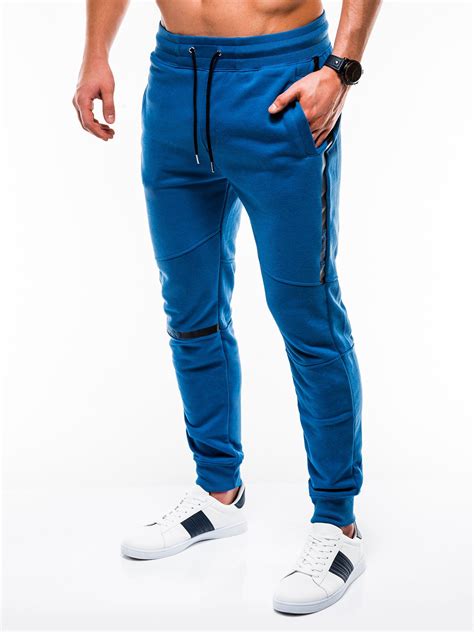 Mens Sweatpants P743 Blue Modone Wholesale Clothing For Men