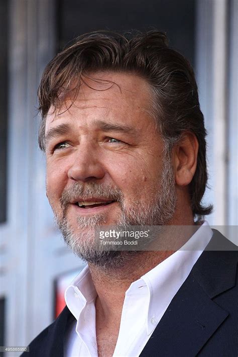 Actor Russell Crowe Attends A Ceremony Honoring Director