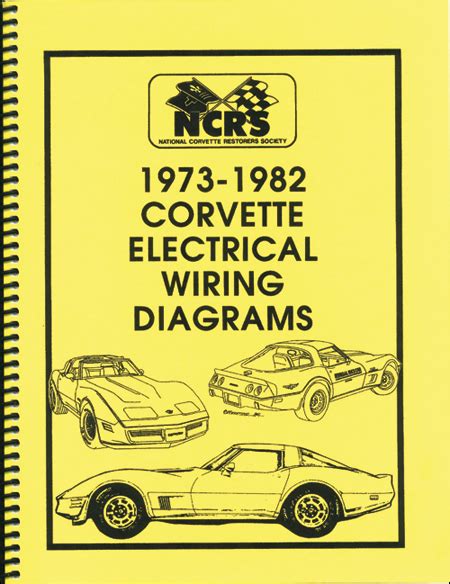 1953 1982 Corvette Wiring Diagrams Chart Laminated C1 C2 C3 New Must