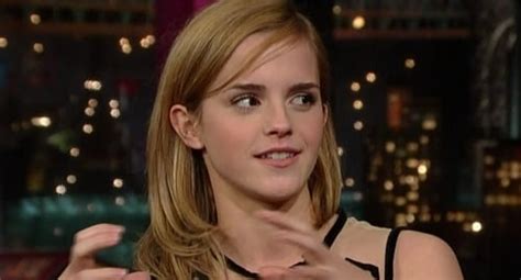 Emma Watson Upskirt On Letterman