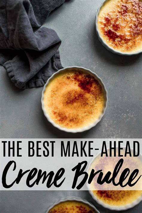 There are many variations and flavors that you can use but my favorite still remains this classic crème brulee. Classic Creme Brulee | Platings + Pairings