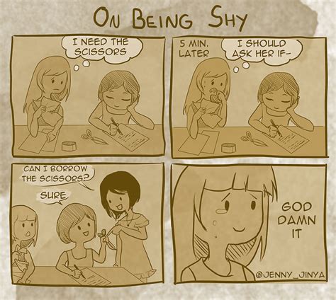 8 Relatable Comics About The Struggles Of Growing Up Incredibly Shy
