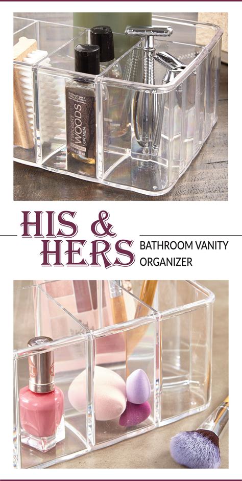 Baskets, bins, containers, closets, safes, carts, cases Clear vanity organizer perfect for him or her. Keep your ...