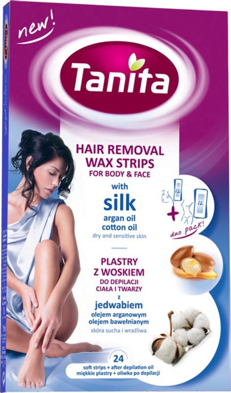 Tanita Silk Argan Oil Wax Strips Body And Face 12τμχ Skroutzgr