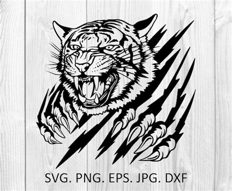 Tiger Svg Tiger Cut File Eyes Tiger Svg Angry Tiger Head Etsy Canada