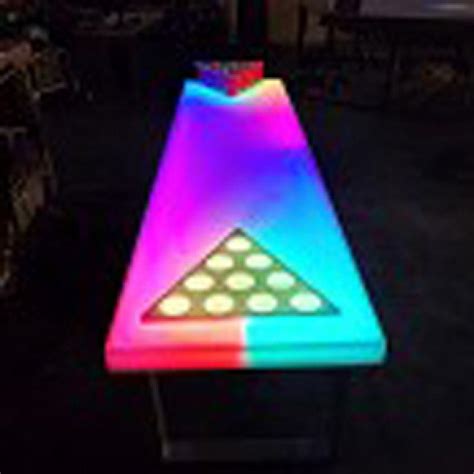 Led Beer Party Pong Tables Smr Inc Talk Of The Town