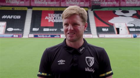 This is the profile site of the manager eddie howe. MansionBet Exclusive | Eddie Howe Q&A 🍒 - YouTube