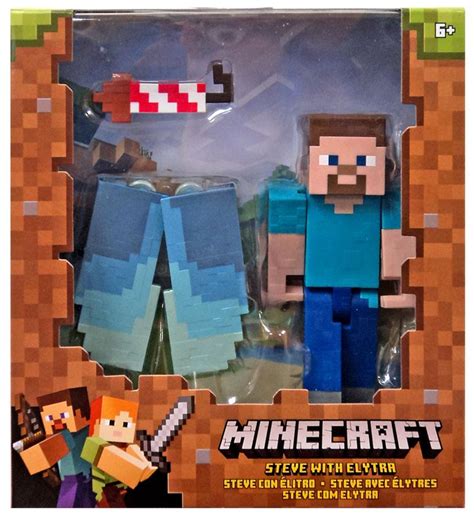 Minecraft Steve With Elytra 5 Action Figure Mattel Toys Toywiz