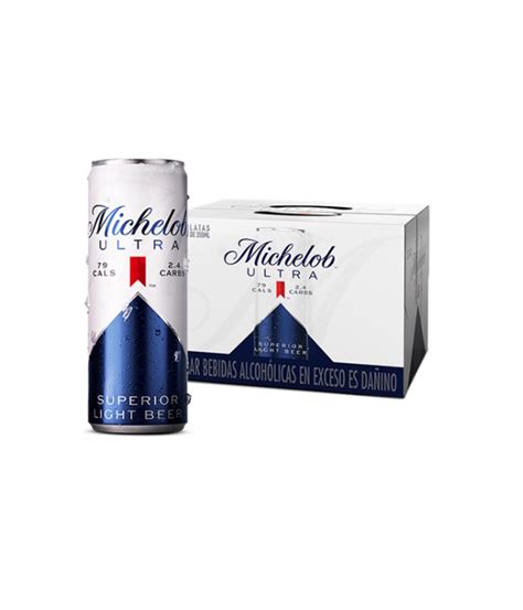Cerveza Michelob Ultra Lata 355ml 6 Pack Embotellados