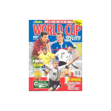 2002 World Cup Magazine Collectors Edition With A Wallchart Of The