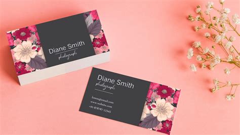 beautiful and effective florist business card ideas to stand out ⚡️zapped