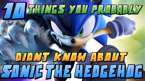 10 Things You Probably Didnt Know About Sonic The Hedgehog Otosection