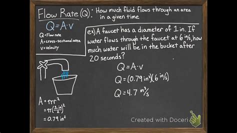 Flow Rate Examples Youtube