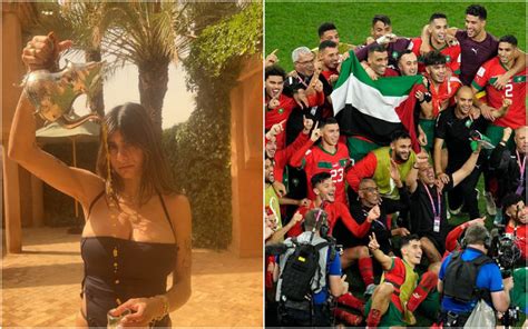 Mia Khalifa Flaunts Her Assets In Monokini As She Waits With Tea For The Moroccan Football Team