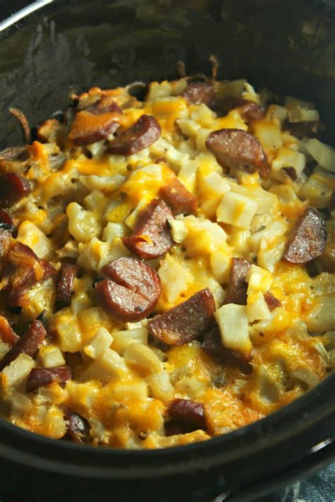 Slow Cooker Breakfast Casserole Recipe With Sausage