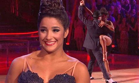 Dancing With The Stars 2013 Aly Raisman Red Faced After