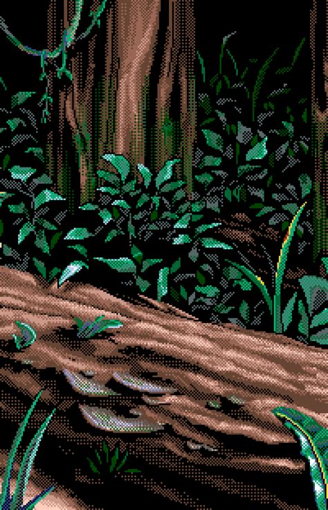 Noirlac Pixelart Forest Pixel Art Tutorial Pixel Art Background