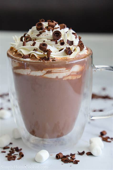 hot chocolate recipe simply home cooked