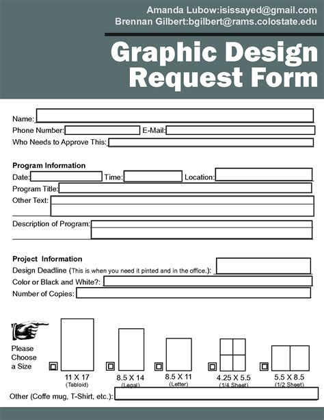 Design Request Form Template A Step By Step Guide Sampletemplates