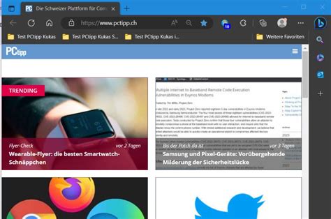 Edge Den Bing Button Ausblenden So Gehts Pctippch