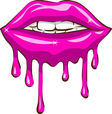 Dripping Lips Png Graphic Clipart Design Posters For The Wall Posters
