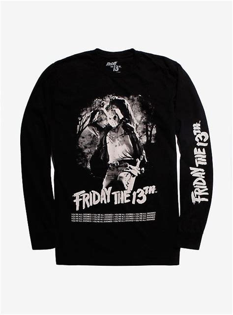 For retail purchases please use one of these trusted websites. Friday the 13th You're All Doomed Long-Sleeve T-Shirt ...