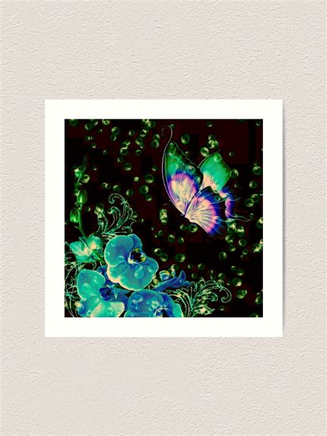 Butterfly Blue Butterfly Art Print For Sale By Shahid1234 Redbubble