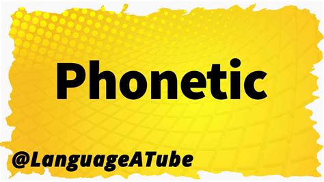 The vowel о can be pronounced in two ways. Phonetic Pronunciation ⚡️ How To Pronounce Phonetic! - YouTube