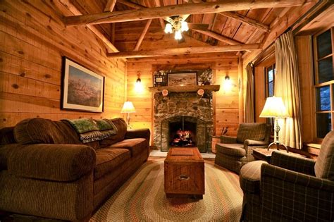 Sofachairs And Rug Cabin Living Room Cabin Living Room Decor