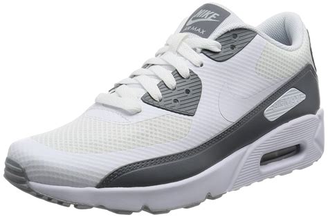 Grau Bild Nike Air Max 90 Mens Grey And White