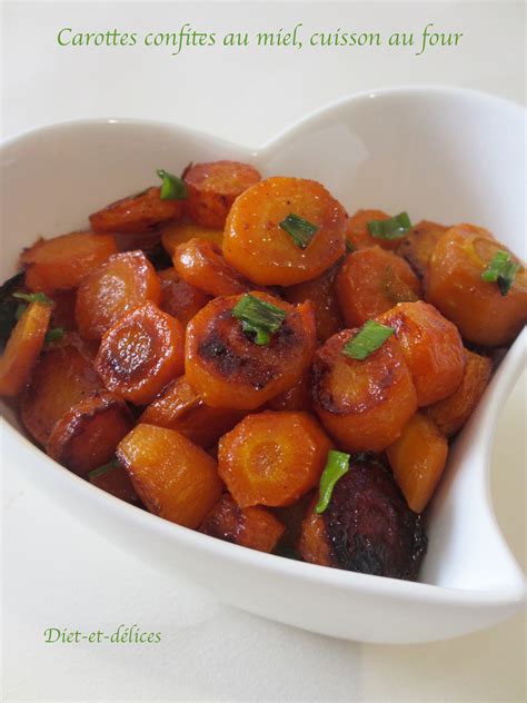 Carottes confites au miel cuisson au four Diet Délices