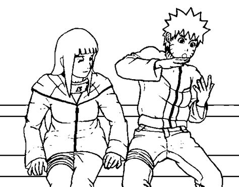 Printable Naruto And Hinata Coloring Pages Naruto Hinata Smile