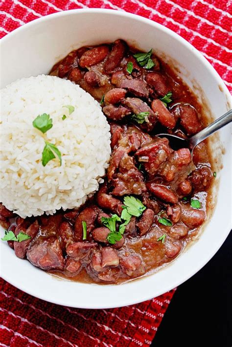 Classic Cajun Red Beans And Rice With All Of The Classic Southern