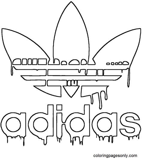 Coloriages Logo Adidas Coloriages Adidas Des Pages Colorier Pour The