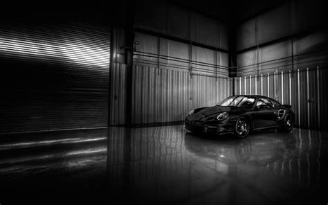 Black Porsche Cars Garages Wallpapers Hd Desktop And Mobile