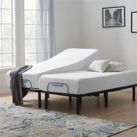 Split Queen Adjustable Bed Memory Foam Mattress Hanaposy