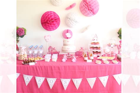 Deco Table Anniversaire Fille